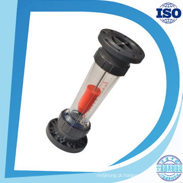 Nível de água Medidor de líquido de ar Medição de água Flange Fbsp Thread Socket-End Connection Fluxômetro de plástico